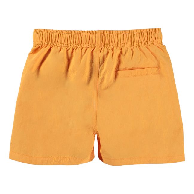 Short de Bain Nylon Recyclé Niko Solid | Orange