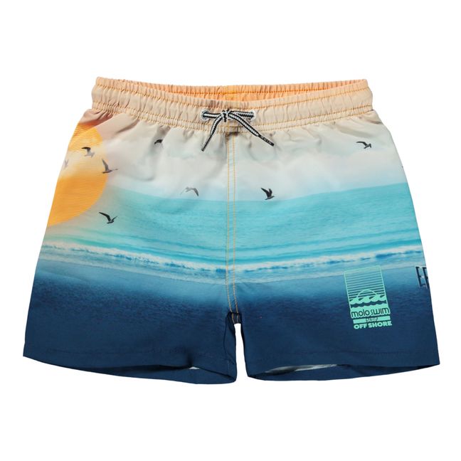 Niko Recycled Polyester Swim Shorts | Navy blue