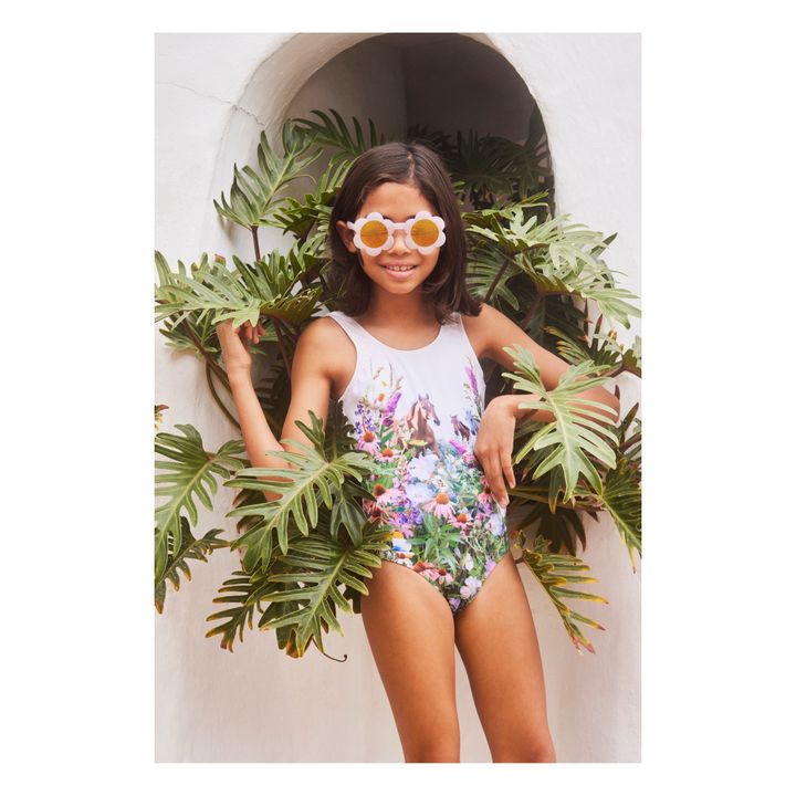 Nika Recycled Polyester Swimsuit | White- Product image n°1