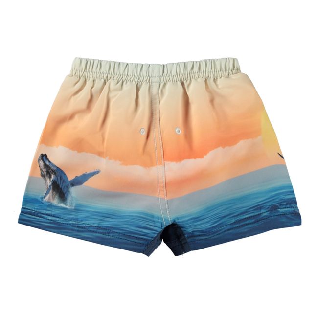 Short de Bain Polyester Recyclé Newton | Abricot