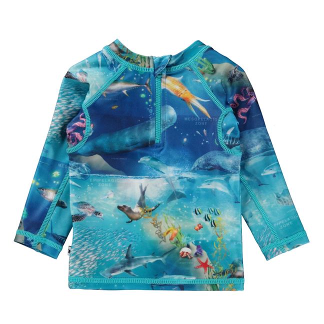 T-Shirt Anti-UV Polyester Recyclé Nemo | Blau