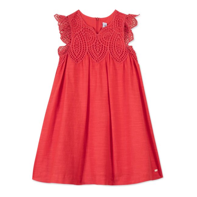 Hibiscus Flower Dress | Red