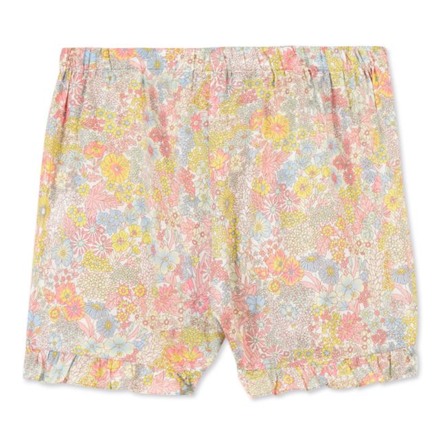 Blusa floral y pantalones cortos | Rosa