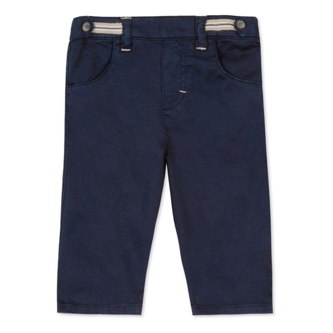 Adjustable trousers | Navy blue