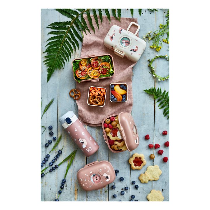 MB Tresor adaptable children's Bento with 3 compartments | Dusty Pink- Product image n°1