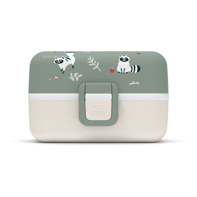 MB Tresor adaptable children's Bento with 3 compartments | Green clay