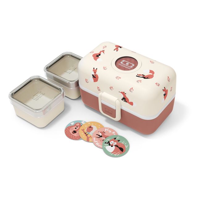 MB Tresor adaptable children's Bento with 3 compartments | Rosa antico