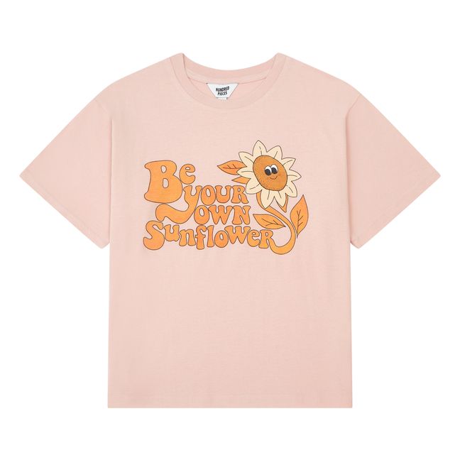 Organic Cotton Short Sleeve T-shirt | Powder pink