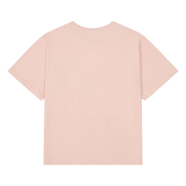 T-shirt Manches Courtes Coton Bio | Rose poudré