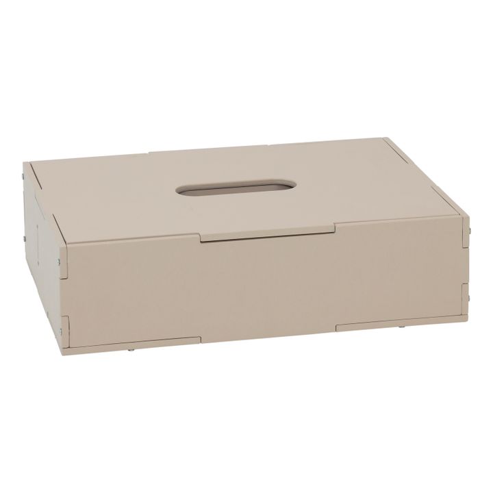 Box mit Deckel aus Holz | Beige- Produktbild Nr. 0