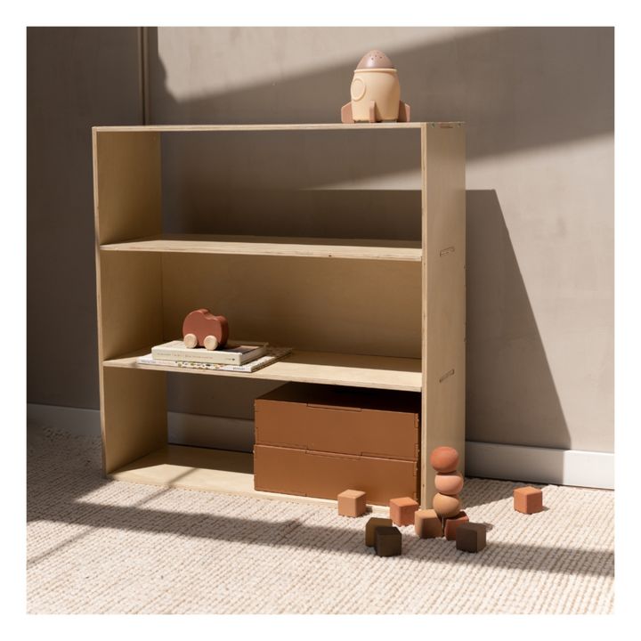 Caja con tapa de madera | Marrón- Imagen del producto n°1
