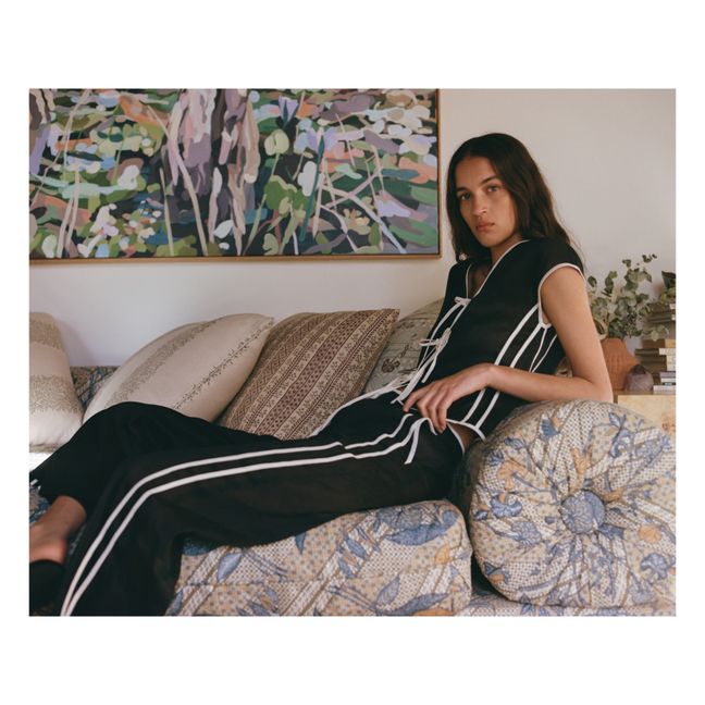 Pantalon Ana Soie | Noir