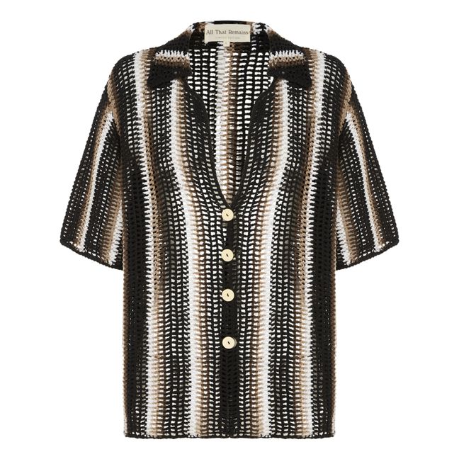 Chemise Colby Crochet | Noir
