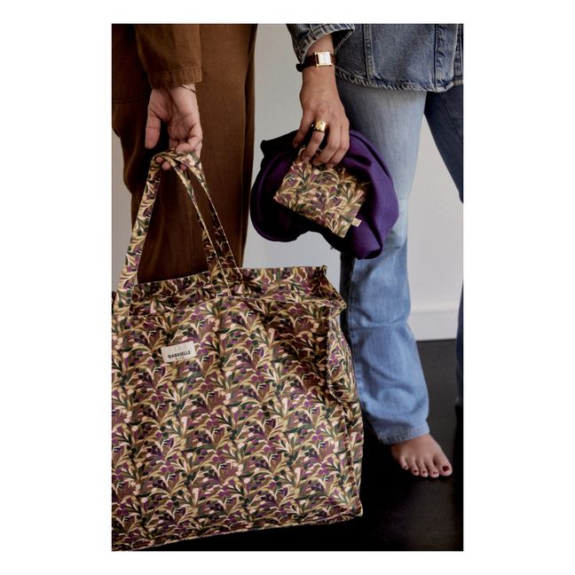 Quilted Tote - Electric Leopard