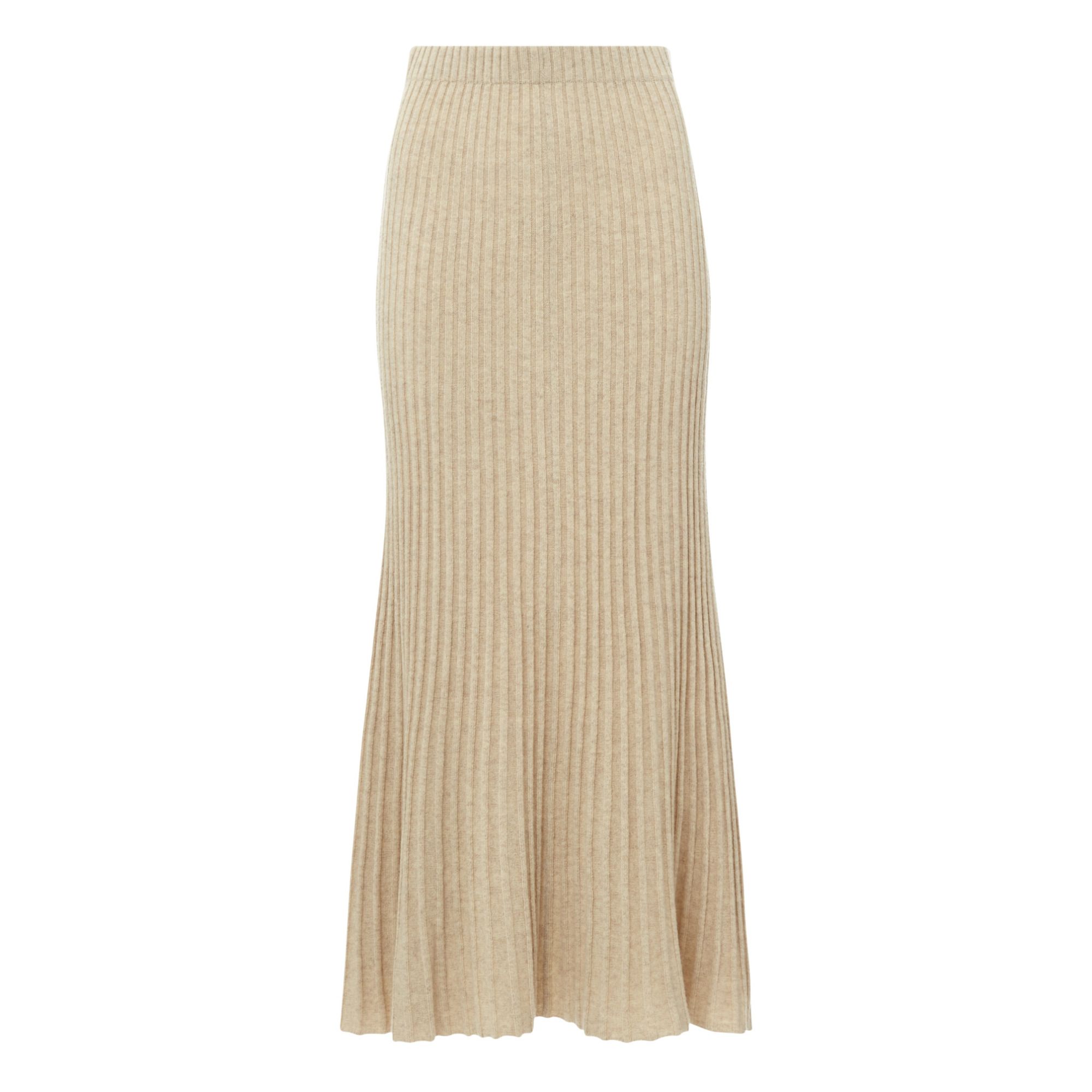 By Malene Birger Hevina Wool Skirt Beige Smallable