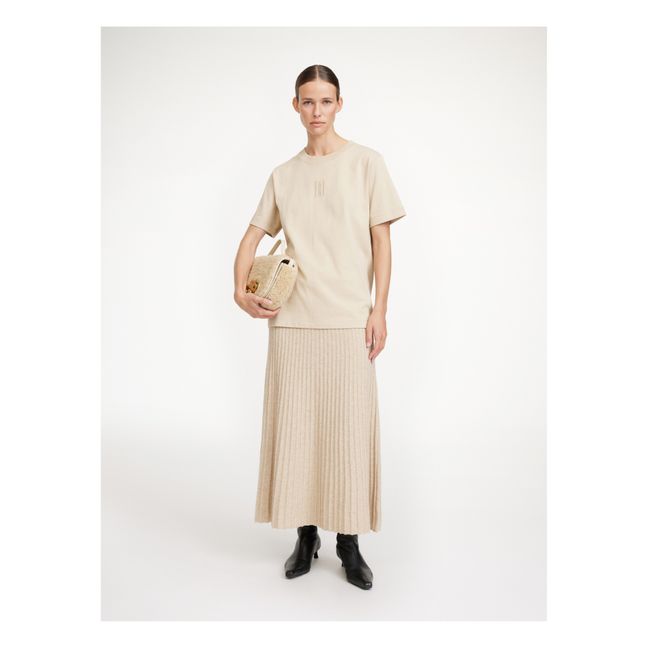 Falda de lana Hevina | Beige