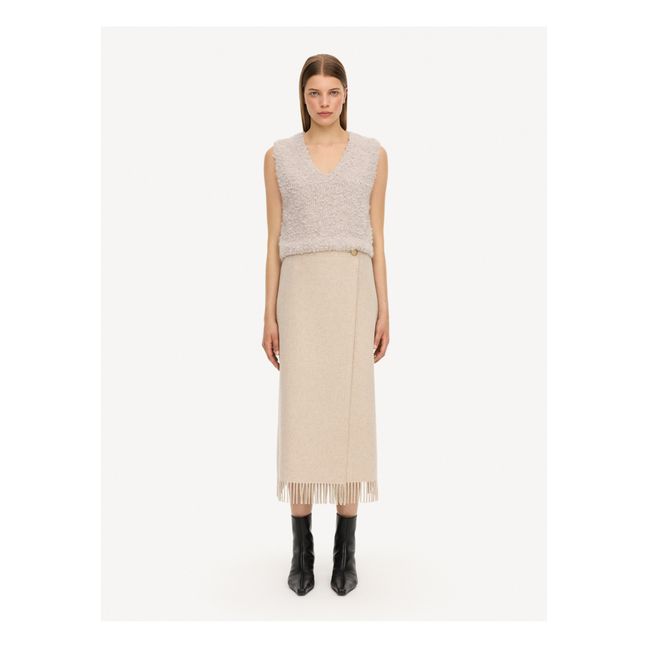 Jersey sin mangas Kelsey de alpaca y lana | Gris