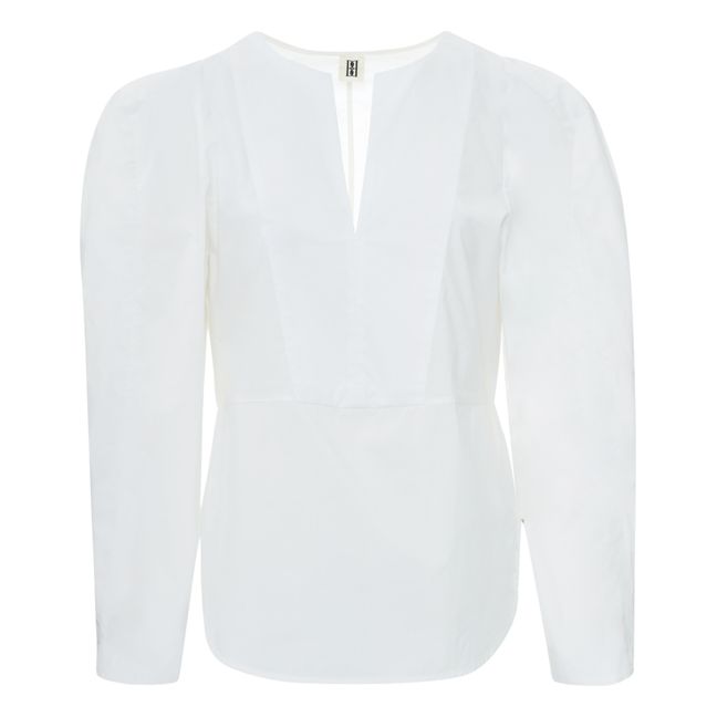 Blusa de algodón orgánico Emely | Blanco