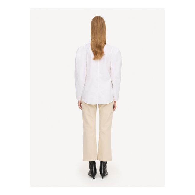Blusa de algodón orgánico Emely | Blanco