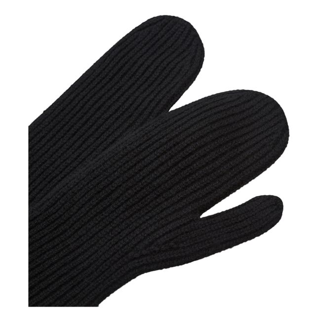 Guantes de lana Faline | Negro
