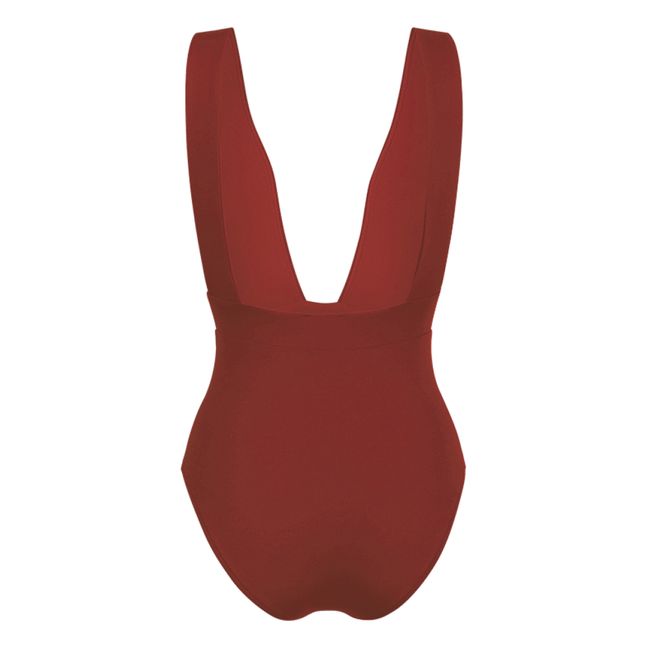 Maillot 1 Pièce Le Plongeant | Terracotta