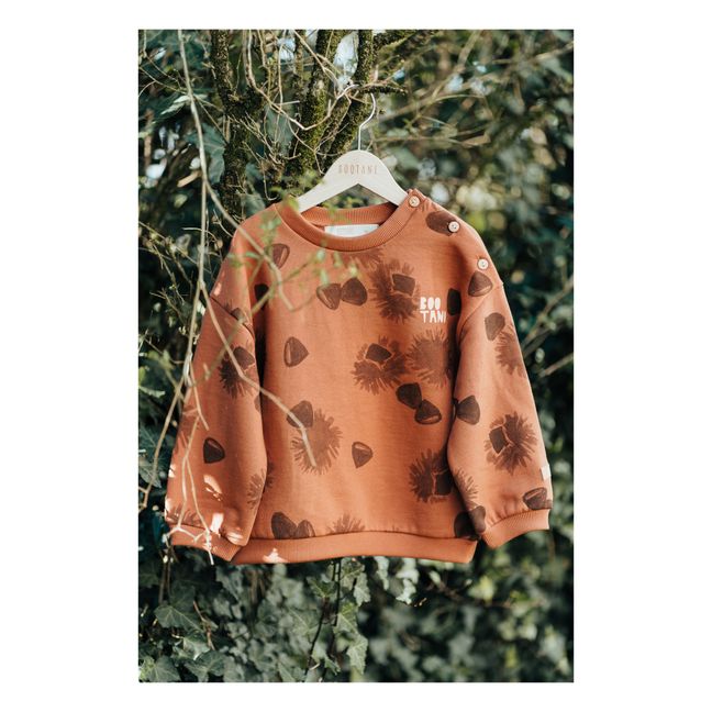 Sweat Coton Bio Chestnut | Chocolat