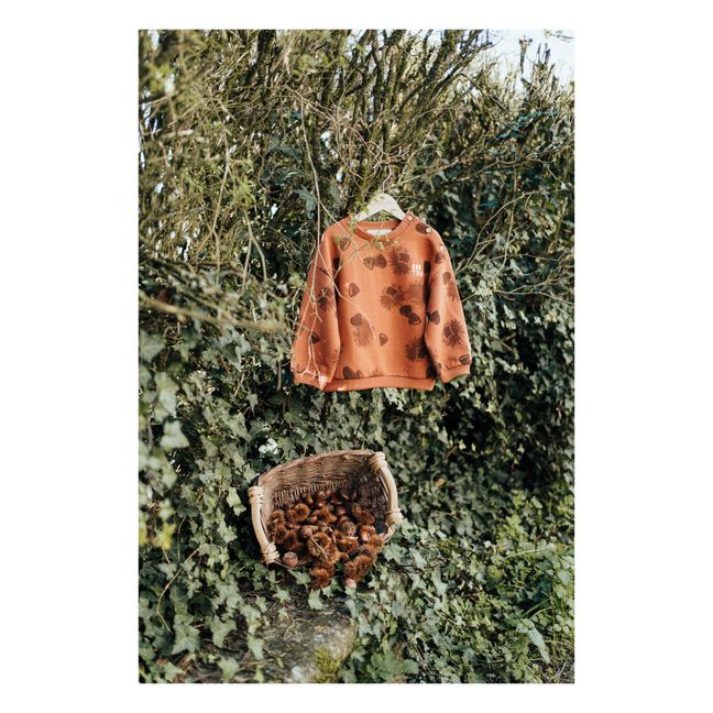 Sweat Coton Bio Chestnut | Chocolat