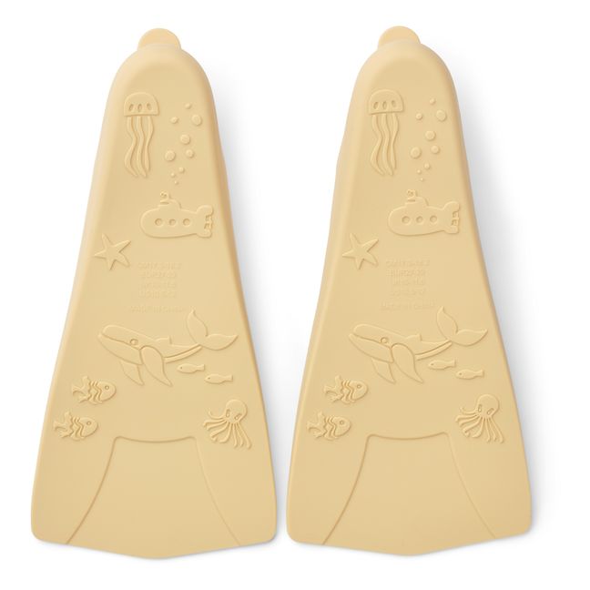 Palmes Gustav en silicone | Jaune pâle