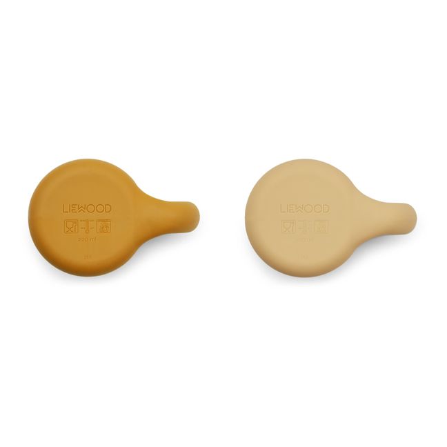 Mugs Kylie en silicone - Set de 2 | Caramel