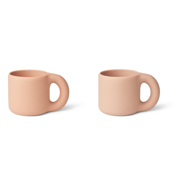 Mugs Kylie en silicone - Set de 2 | Rose