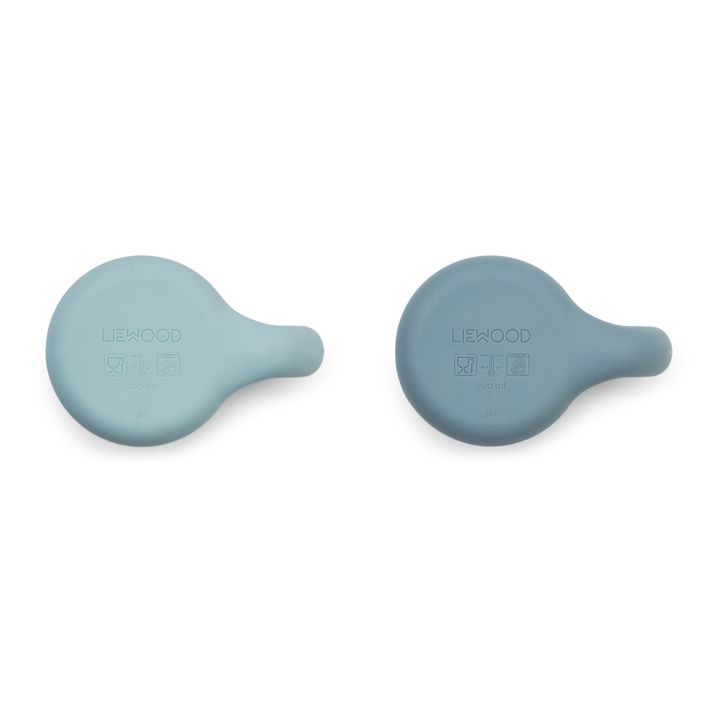 Mugs Kylie en silicone - Set de 2 | Bleu- Image produit n°1