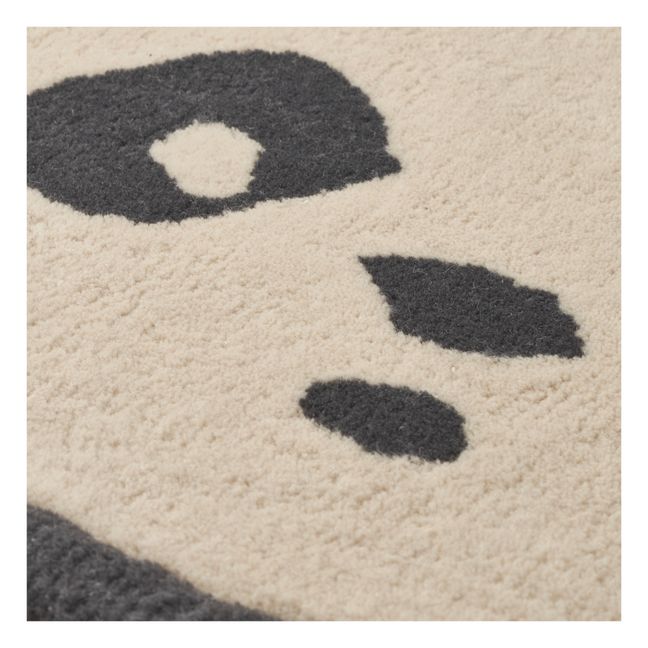 Teppich Juan aus Wolle und Baumwolle | Cremefarben