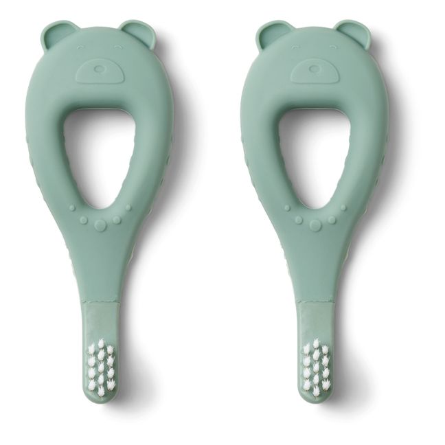 Janelle Silicone Baby Toothbrushes - Set of 2 | Peppermint