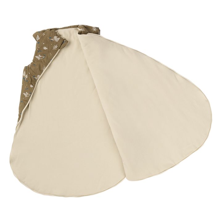 Cocoon sleeping bag in organic cotton | Brown- Product image n°2