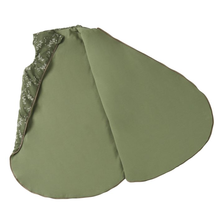 Cocoon sleeping bag in organic cotton | Green- Product image n°3