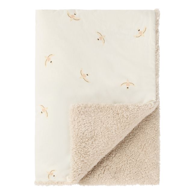 Coperta Stories in cotone biologico | Nude