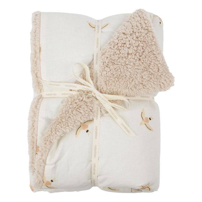 Couverture Stories en coton bio | Nude
