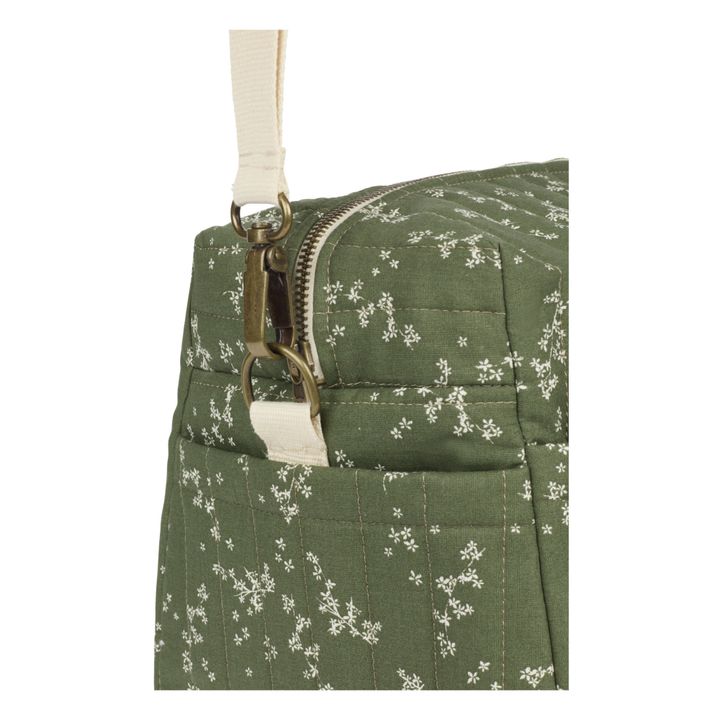Stories diaper bag in organic cotton | Green- Product image n°3
