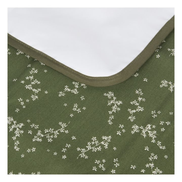 Cambiador de viaje Stories de algodón ecológico | Verde- Imagen del producto n°2