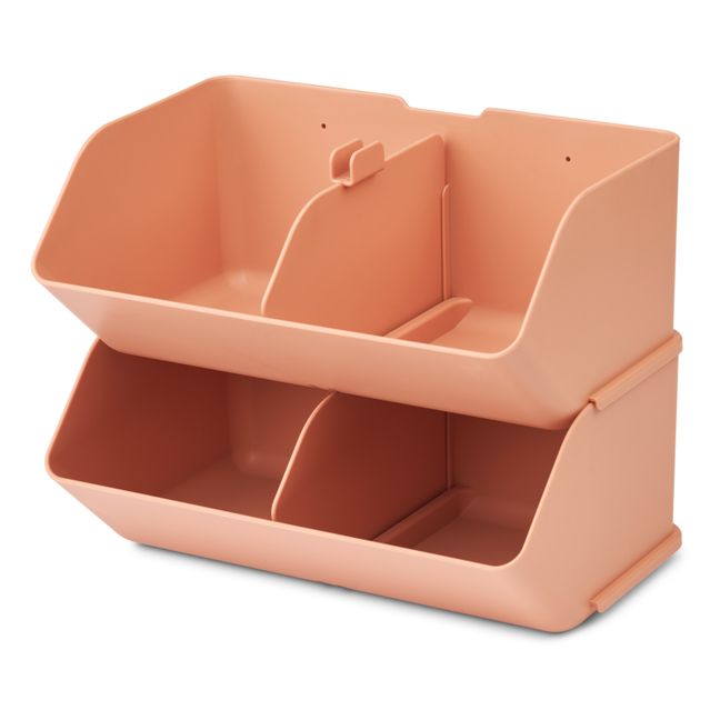 Rosemary Desk Storage - Set of 2 | Pale pink