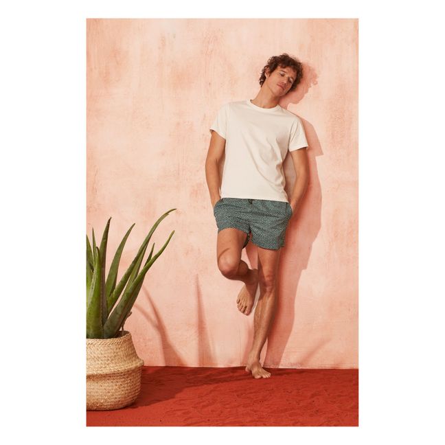 Short de Bain Abysses | Vert foncé