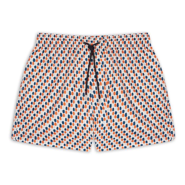 Short de Bain Mosaïques | Orange