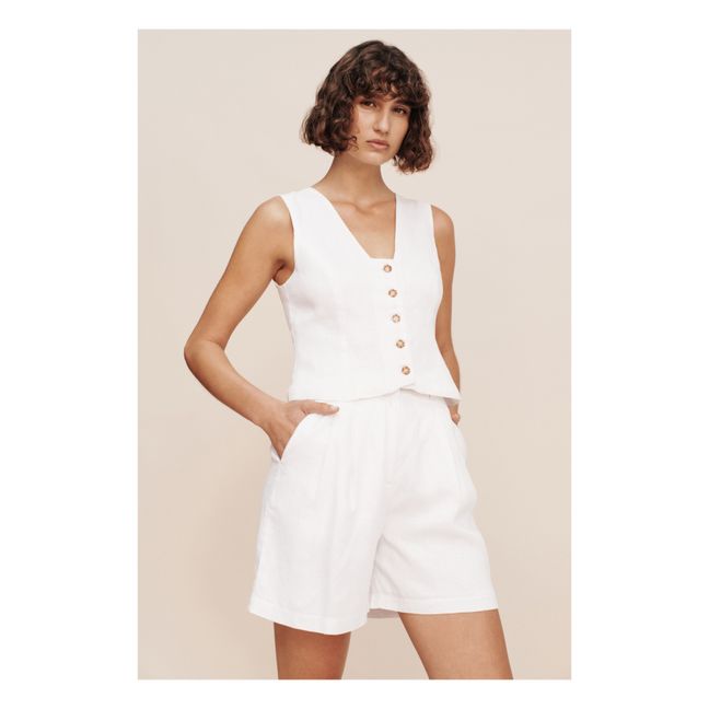 Veste Sans Manches Rue Lin | Marfil