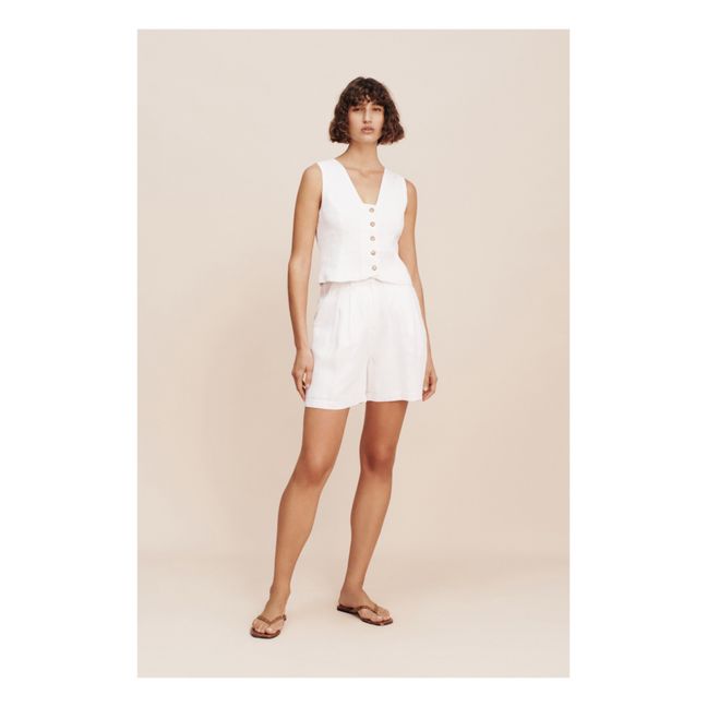 Veste Sans Manches Rue Lin | Marfil