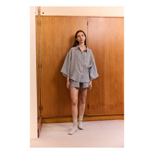 Ensemble 03 Carreaux Lin | Gris