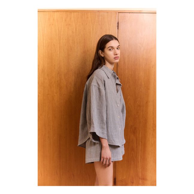 Ensemble 03 Carreaux Lin | Gris