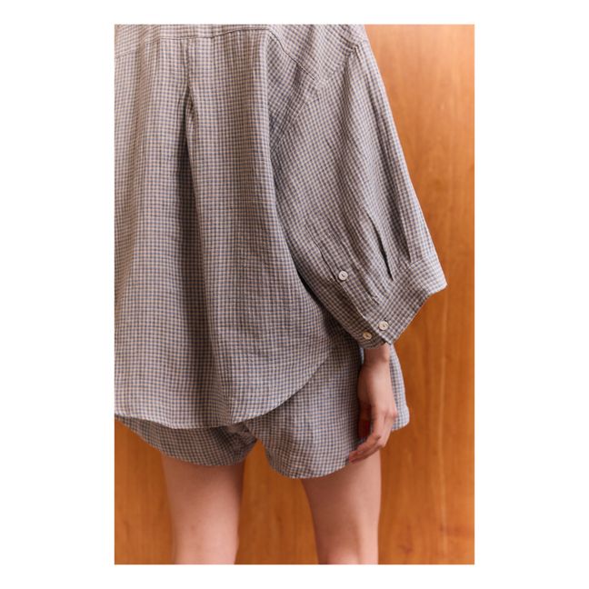 Ensemble 03 Carreaux Lin | Gris