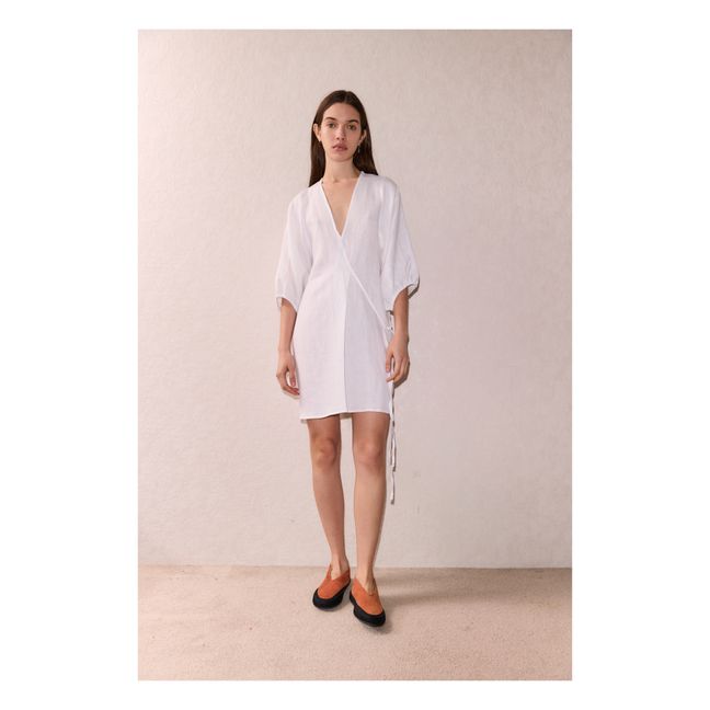 Robe Thread Line Lin | Blanc