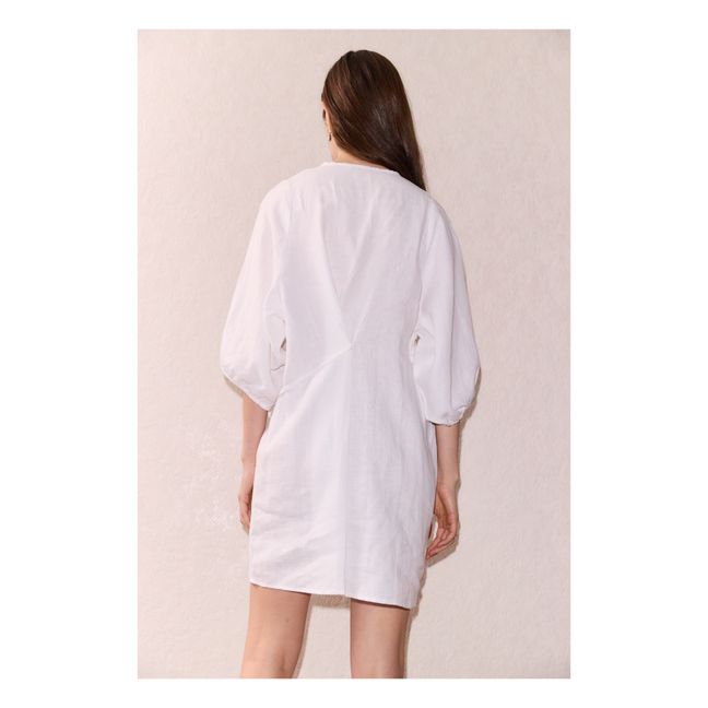 Robe Thread Line Lin | Blanc