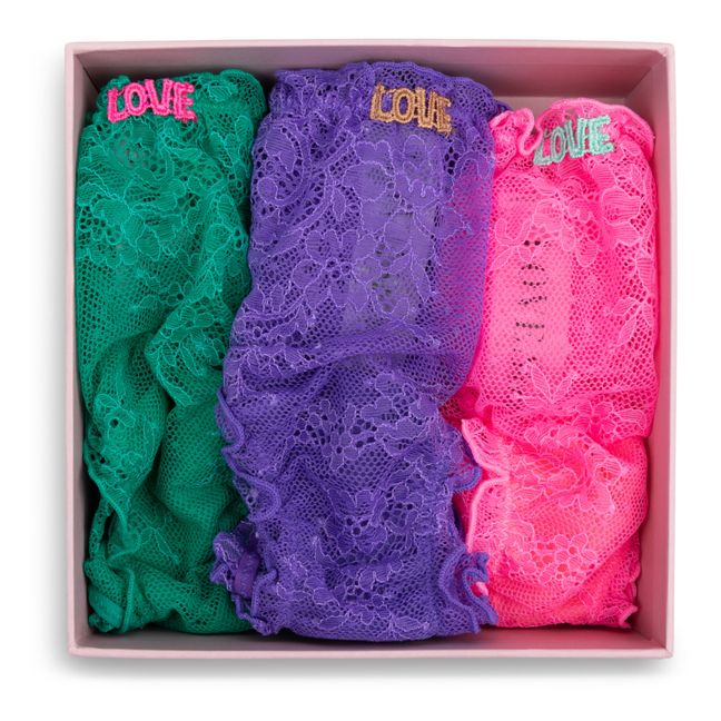 Lot de 3 Culottes Lola | Pink